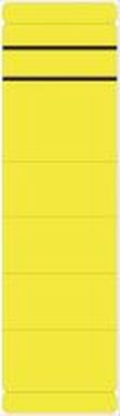 Ordner Rückenschilder kurze, breite Schilder, 192 x 60 mm gelb