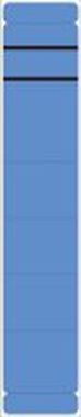Ordner Rückenschilder kurze, schmale Schilder, 192 x 39 mm blau