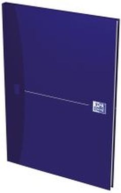 Gebundenes Buch A4 blau kariert 96 Blatt