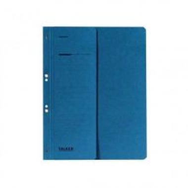 Ösenhefter halber Vorderdeckel, kaufmännische Heftung blau