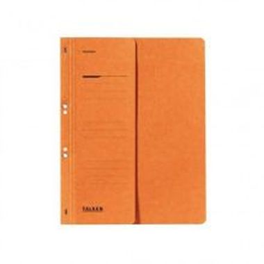 Ösenhefter halber Vorderdeckel, kaufmännische Heftung orange