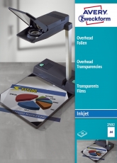 AVERY Zweckform® Inkjet-Folien, Packung mit 50 Folien