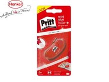 Kleberoller Mini - Einweg, 5 mm x 6 m, rot