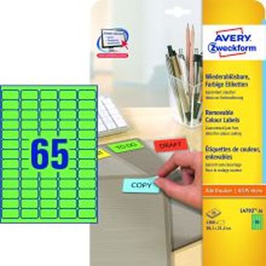 Kennzeichnungs-Etiketten Mini 38,1x21,2mm