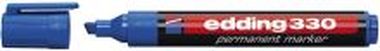 Permanentmarker 330, Keilspitze, ca. 1-5 mm  blau
