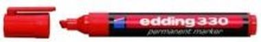 Permanentmarker 330, Keilspitze, ca. 1-5 mm  rot