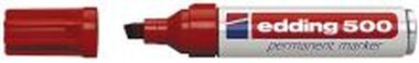 Permanentmarker 500, Keilspitze, ca. 2-7 mm rot