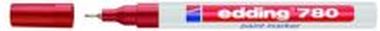 Lackmarker 780, metallgefasste Rundspitze, ca. 0,8 mm  rot