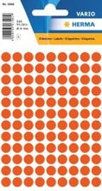 Herma Farb-/Markierungs-Punkte 8mm rot
