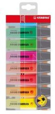 Textmarker BOSS® ORIGINAL  Etuis blau, gelb, grün, lila, orange, pink, rot, türk