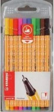 Feinschreiber point 88®  Etui mit 10 Standardfarben