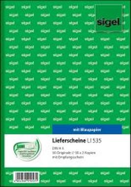 Lieferscheine mit Empfangsschein A5