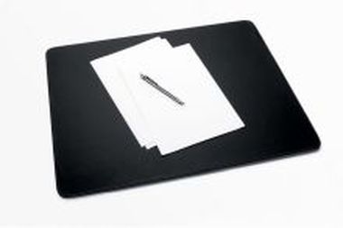 Schreibunterlage eyestyle® - Lederimitat, dark grey