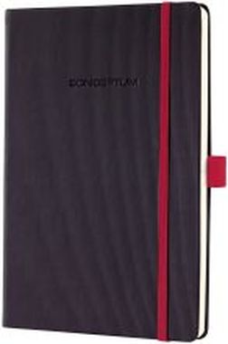 Notizbuch CONCEPTUM® Red Edition - ca. A5, liniert, schwarz