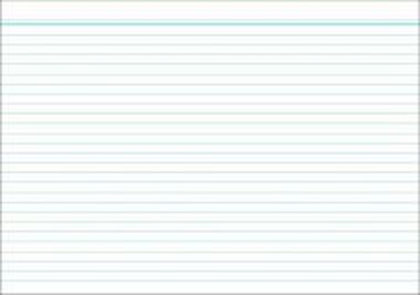 Karteikarten Größe A4 quer liniert/weiß