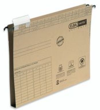 Hängesammler  Hängesammler mit Hartpappeboden naturbraun 20 mm