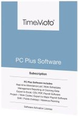 TimeMoto® TM PC Software Plus - Zeiterfasssungssoftware