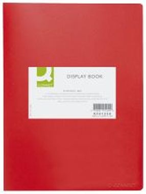 Sichtbücher mit 20 Hüllen rot