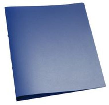 Ringbuch transparent Ringdurchmesser 25 mm blau-transparent