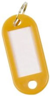 Schlüsselanhänger 10ST gelb