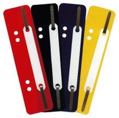 Heftstreifen Kunststoff, Deckleiste aus Kunststoff, Bündel mit 25 Stück gelb