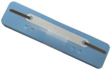 Heftstreifen Kunststoff, Deckleiste aus Kunststoff, Bündel mit 25 Stück hellblau