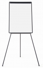 Flipchart - 70 x 100 cm, weiß/schwarz, Dreibeinstativ