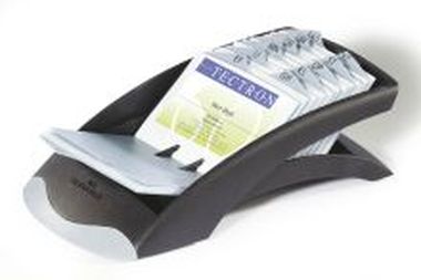 Visitenkarten-Ständer VISIFIX® desk schwarz