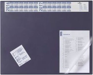 Schreibunterlage mit Jahreskalender dunkelblau
