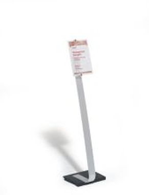 Bodenständer CRYSTAL SIGN Tafelgröße für A4 111 - 118 cm