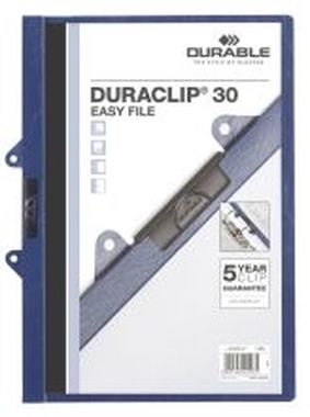 Klemm-Mappe DURACLIP 30 Easy File dunkelblau