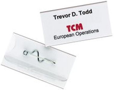 Namensschilder mit Nadel 60 x 30 mm