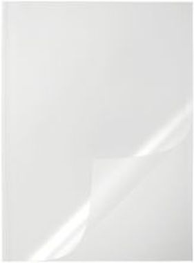 Klemmschienenhüllen aus blendfreier Weichfolie, Karton mit 50 Stück transparent