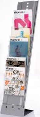 Feststehender Prospektständer Plio 25 x 36 x 115 cm