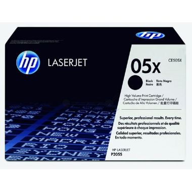 HP® Druckkassette CE505X  schwarz