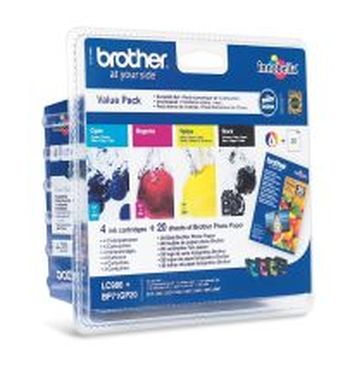 Brother® Multipack LC-980VALBPDR schwarz, cyan, magenta, yellow
