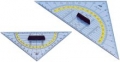 Geometrie-Dreieck mit Griff, klein 160 mm