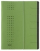 Ordnungsmappen chic mit 7 Fächern grün