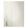 Zahlenregister aus Papier A4 20 Blatt, Tabe 1-20