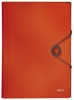 4579 Fächermappe Solid - A4, 6 Fächer, PP, hellrot