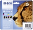 Epson Inkjet-Druckerpatronen schwarz, cyan, magenta, yellow, 1x245, 3x270 Seiten , C13T07154012
