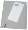 Blanko-Register aus Kunststoff A4 20 Blatt