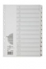 Zahlenregister aus Karton A4 12 Blatt, Tabe 1-12