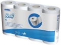 Kleinrollen Toilet Tissue - 3-lagig, geprägt, hochweiß, Rolle mit 350 Blatt, 6 Rollen pro Pack